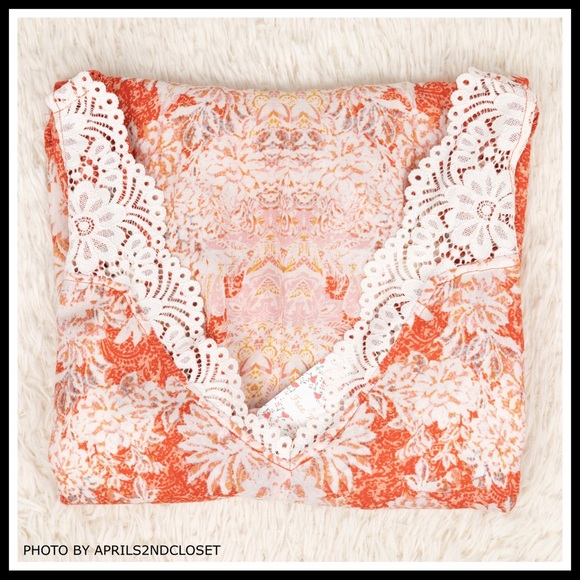 FREE PEOPLE BOHO LACE FLOWY SLIP MINI DRESS. A3C - Picture 6 of 16